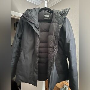 The North Face Women's Black Hooded Coat